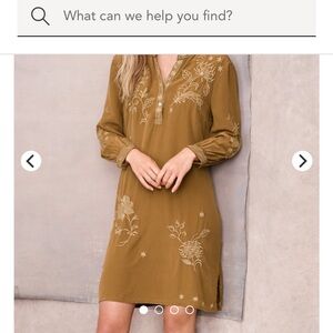 Johnny Was Workshop Phiona Henley Shirt Tunic Dress NWT